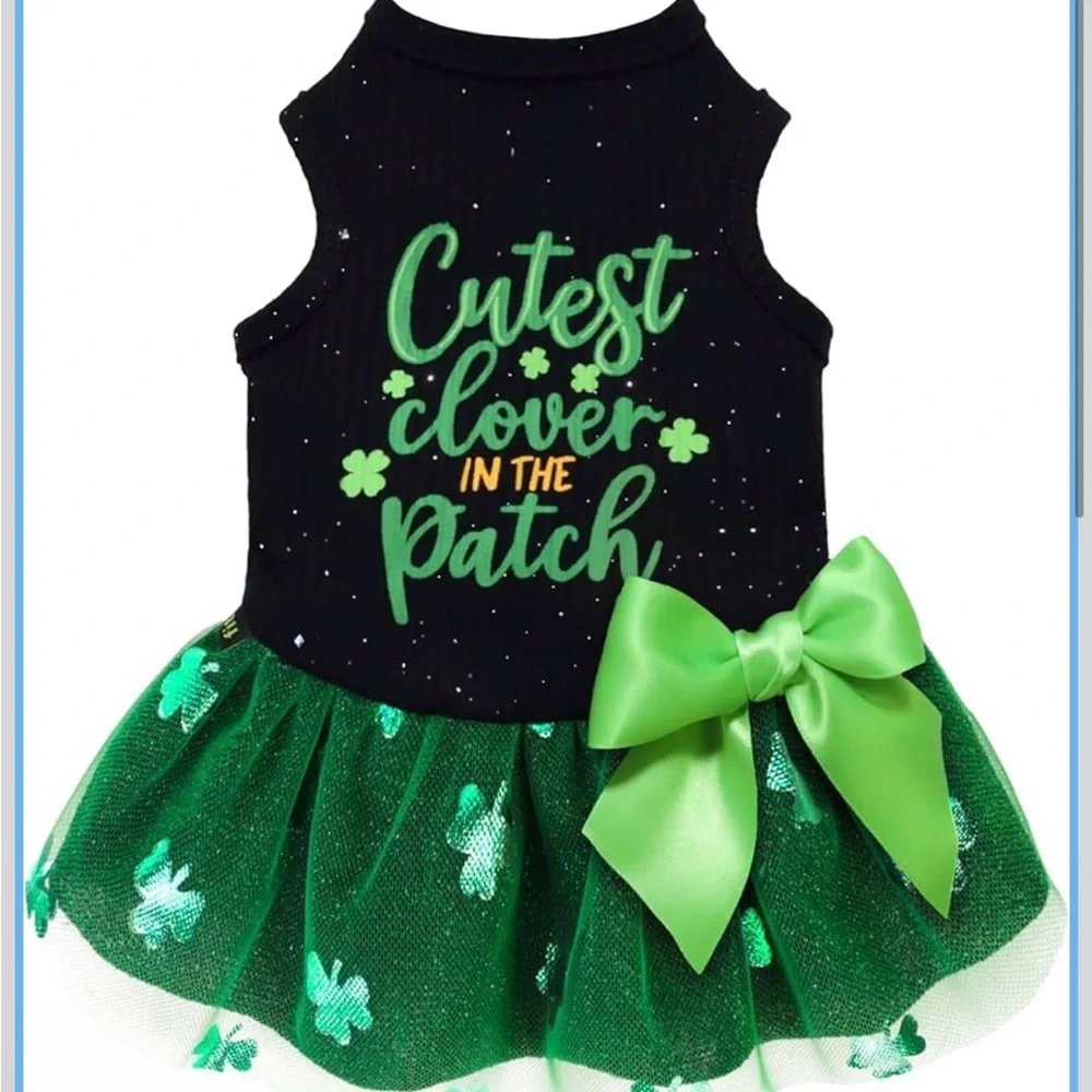 St. Patrick’s Day Dog Dress